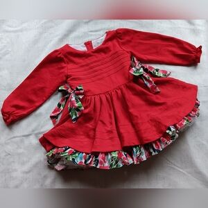 Be Girl Red Cherry Petticoat Dress Size 4T